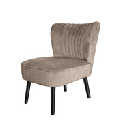 Lounge Chair Accent Couch Velvet Beige