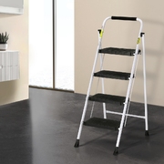 4 Step Ladder Multi-Purpose Folding Steel Light Weight Platform