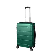 20" Expandable Luggage Travel Suitcase Trolley Case Hard Set Green