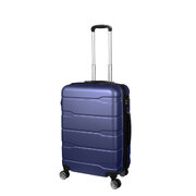 20" Expandable Luggage Travel Suitcase Trolley Case Hard Set Navy