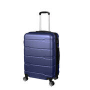 24" Expandable Luggage Travel Suitcase Trolley Case Hard Set Navy