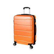 28" Expandable Luggage Travel Suitcase Trolley Case Hard Set Orange