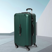 28" Luggage Travel Suitcase Trolley Case Packing Waterproof TSA Green