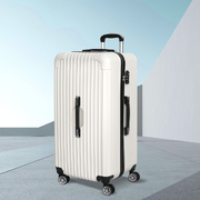 28" Luggage Travel Suitcase Trolley Case Packing Waterproof TSA White