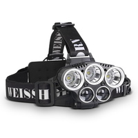 Weisshorn 6 Modes LED Flash Torch Headlamp