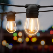 Enchanting Solar Glow 95m LED Festoon Lights for Magical Outdoor Christmas Decor