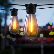 Enchanting LED Solar Festoon Lights for Outdoor Christmas Party