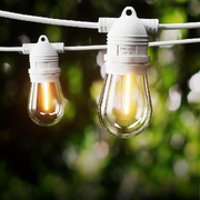 Radiant Celebrations 68m LED Festoon Lights for Christmas and Wedding Parties