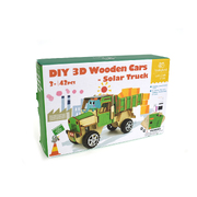 Diy 3D Wooden Solar Truck Science & Craft Kit