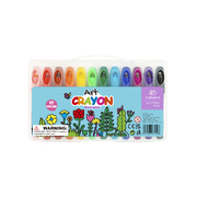 Silky Crayon Art -12 Colours