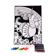 Unicorn Velvet Colouring Craft Kit 