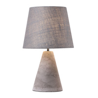 Luminite Concrete Cone Table Lamp 25 x 41cm