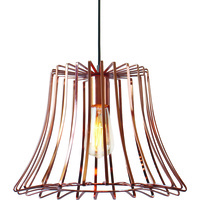 Copper Iron Pendant Lamp Nest 34 x 26cm