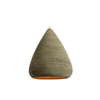 Pendant Light Ceramic Lynn Slate Large Cone 21 x 147cm