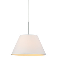 Pendant Light Fabric Eccas White 30.5 x 140cm
