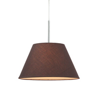 Pendant Light Fabric Eccas Coffee 30.5 x 140cm