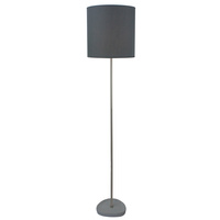 Luminite Cement Base Floor Lamp Lara Black D 30 x H 147cm