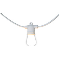 Outdoor Marquee Lights White 10 Meter 10 Socket with Pearl Bulbs