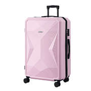 28" Luggage Suitcase Lightweight TSA Hardshell Trolley Travel Bag Pink