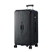 32 Inch Trunk Luggage Suitcase Travel 5 Wheels With Type-C Port and TSA Lock Black