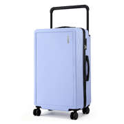 28 Wide Handle Luggage Suitcase Travel TSA Lock Light Blue