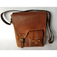 Crafted Leather Cross Body Bag