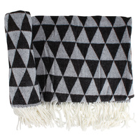 Pyramid Acrylic Throw Rug 130X170Cm 420G 2 Asstd