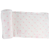 Printed Polar Fleece Throw Blanket Spots 127X152Cm