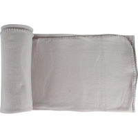 Solid Polar Fleece Throw Blanket Warm Grey 127X152Cm