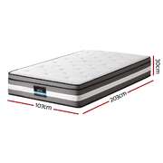 30cm Gel Foam Pocket Spring Mattress  King Single Size, Medium-Firm Comfort