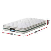 20cm Giselle Mattress King Single Green Tea Mattresses - Stylish