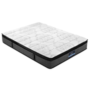 Extg Present Bedding Queen Bed Mattress 7 Zone Pocket Spring Cool Gel Foam Medium Firm 30cm