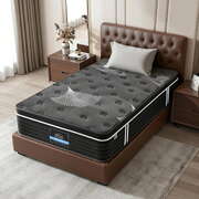 King Single 35cm Graphene Memory Foam Mattress Medium Firm Euro Top