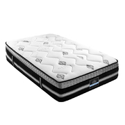 Extg Present 35cm King Single Size Mattress Bed 7 Zone Pocket Spring Cool Gel Foam Medium Firm