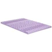 Giselle 8cm Memory Foam Mattress Topper Lavender Infused Bamboo Cover 7-Zone King