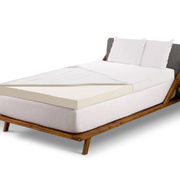 Extg Present Bedding Memory Foam Mattress Topper w/Cover 8cm - Single