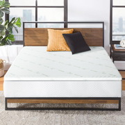 Memory Foam Mattress Topper Cool Gel Bed Mat Bamboo 10cm Double