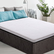 Giselle Bedding Memory Foam Mattress Topper Bed Underlay Cover Queen 7cm
