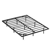 Double Bed Frame, Floating Metal Bed Frame with Smart LED Lights