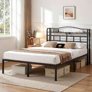 Double Bed Frame Charging Station USB Headboard | EXTG
