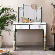 Dressing Table Set With Mirror Mirrored Furniture Dresser