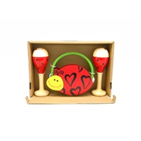 LADYBIRD MARACA & TAMBOURINE