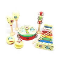 RED&BLUE OWL 7PCS MUSICAL SET