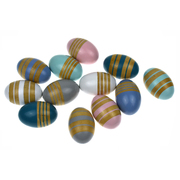 Classic Calm Wooden Egg Shaker 6 Assorted Colour
