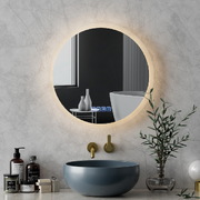 Illuminate Bathroom with the 50CM Bluetooth LED Wall Mirror