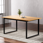 Dining Table 6 Seater Kitchen Cafe Rectangular Wooden Table