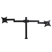 2 Arm Adjustable height Display Bracket LCD Screen TV Holder