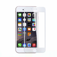 White For iPhone 6S 6 Tempered Glass 3D Full Screen Protector