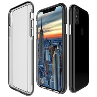 Shockproof iPhone X TPU Total Protective Case (Gray)