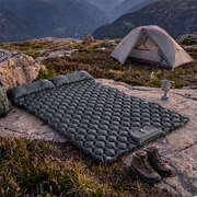 Camping Mattress Double Wide Grey 195x125x12.5cm